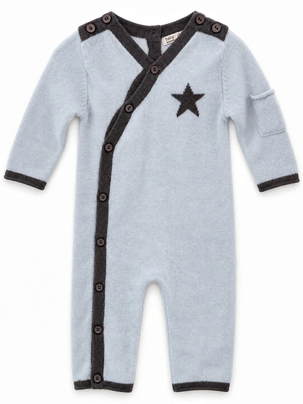 Restoration Hardware Baby & Child 3/6M Cashmere Romper